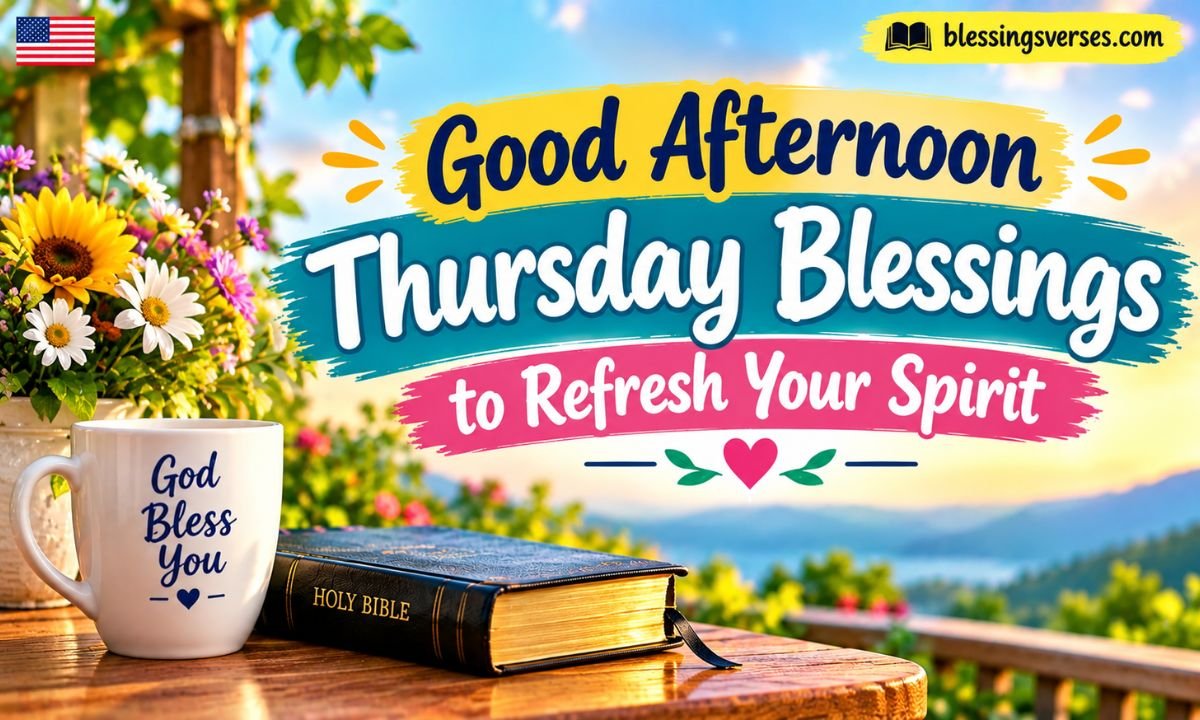 Good Afternoon Thursday Blessings to Refresh Your Spirit