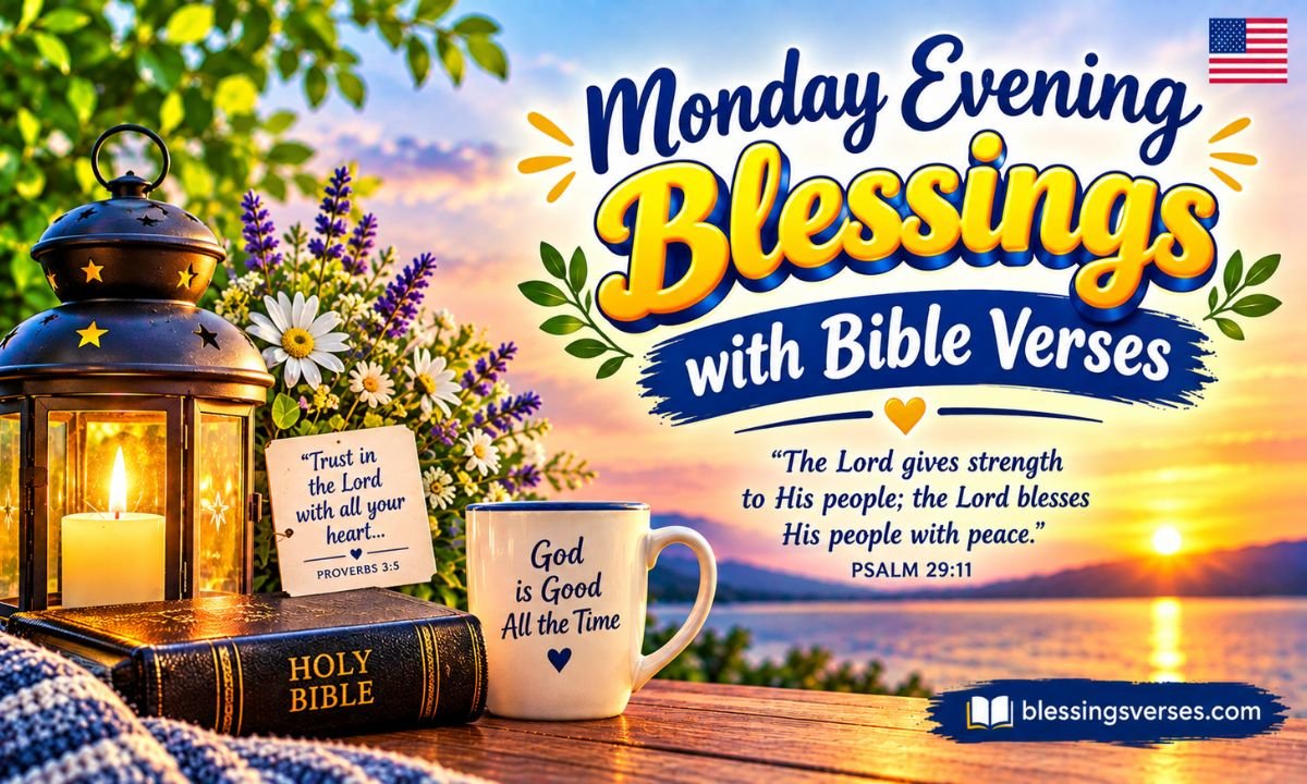Monday Evening Blessings with Bible Verses