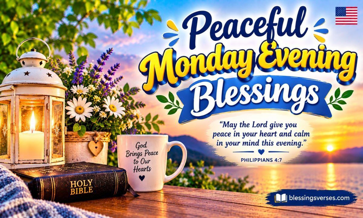 Peaceful Monday Evening Blessings