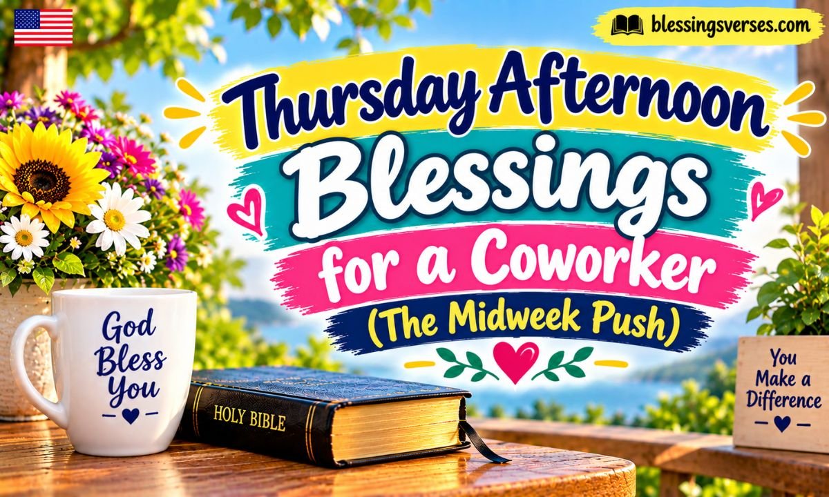 Thursday Afternoon Blessings for a Coworker (The Midweek Push)