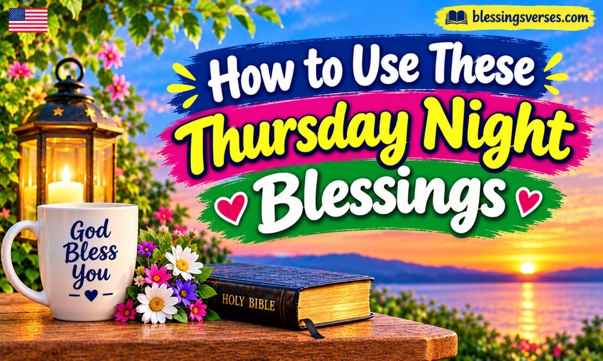 How to Use These Thursday Night Blessings