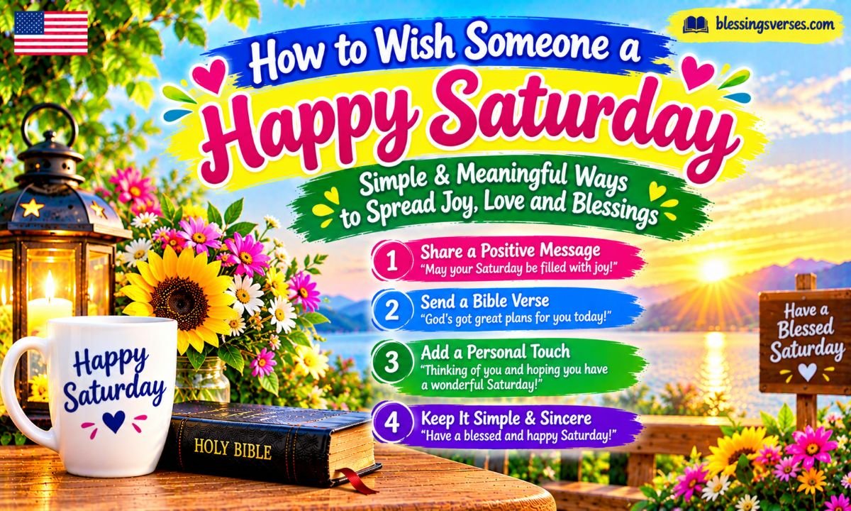 How to Wish Someone a Happy Saturday