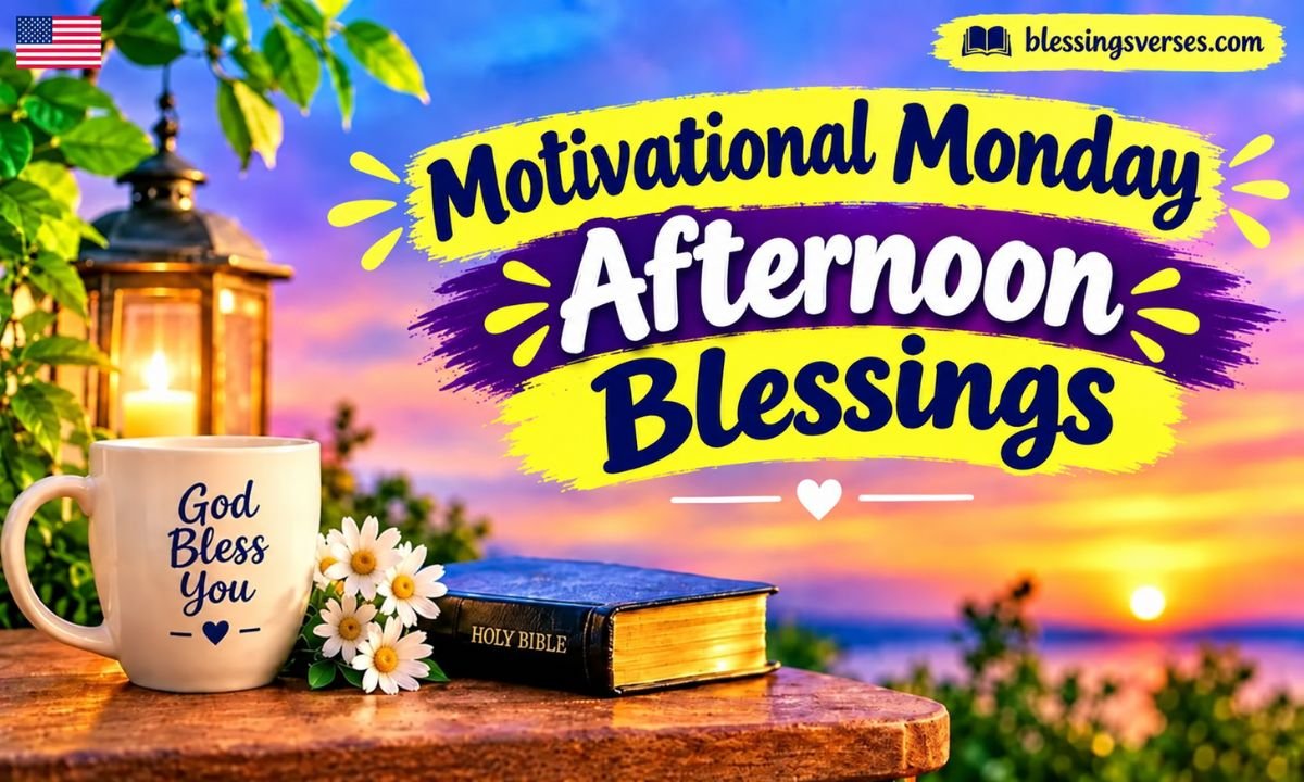 Motivational Monday Afternoon Blessings