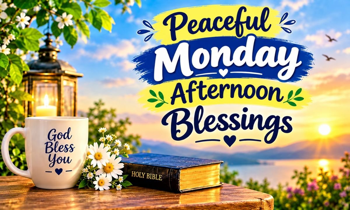 Peaceful Monday Afternoon Blessings