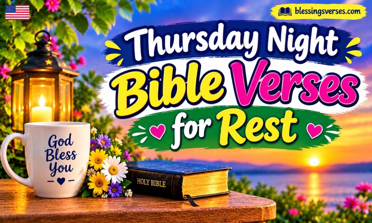 Thursday Night Bible Verses for Rest