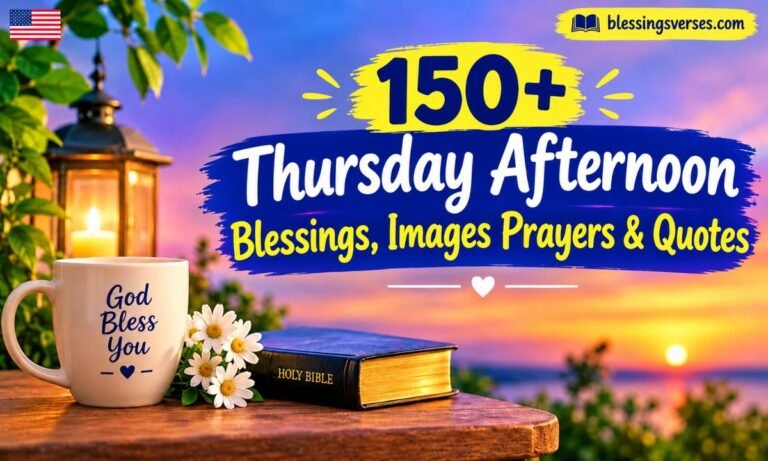 150+ Thursday Afternoon Blessings, Images Prayers & Quotes
